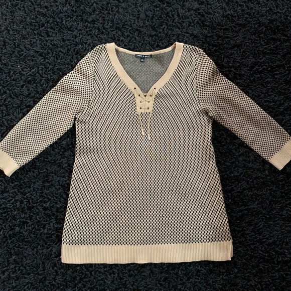 Cable & Gauge Knit Sweater - Picture 1 of 4